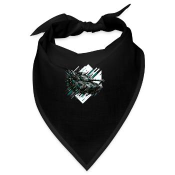 Dynamisches Angriffsfeuer - Bandana - Schwarz - Vorne