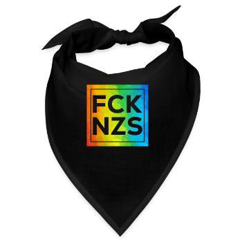 FCK NZS Cutout mit Rahmen - Bandana - Schwarz - Vorne