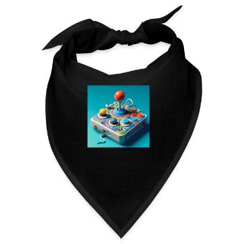 Joystick 8 - Bandana - Schwarz - Vorne