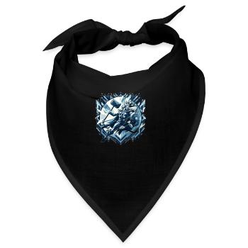 Krieger der Eiszeit - Bandana - Schwarz - Vorne