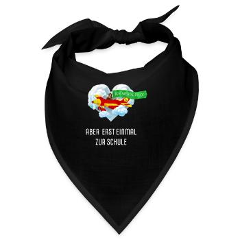 SCHULKIND 2024 Einschulung Erster Schultag - Bandana - Schwarz - Vorne