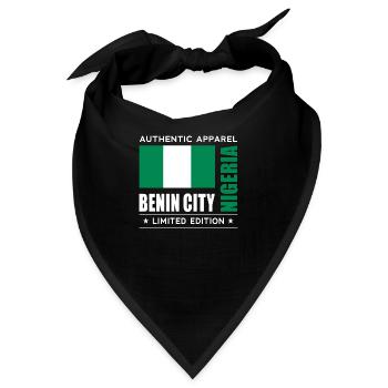 Benin City - Bandana - Schwarz - Vorne
