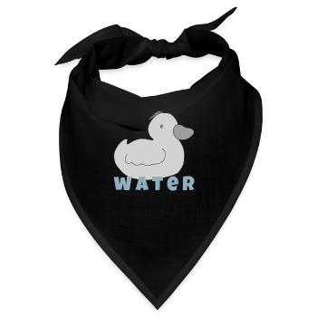 entchen water - Bandana - Schwarz - Vorne