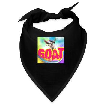 Kinderkollektion "GOAT" von ALLEYHOP - Bandana - Schwarz - Vorne