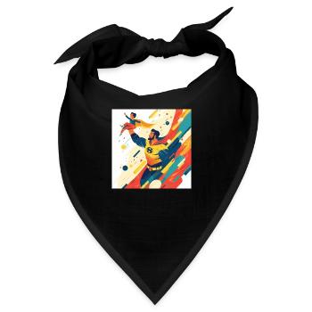 Super Papa - Bandana - Schwarz - Vorne