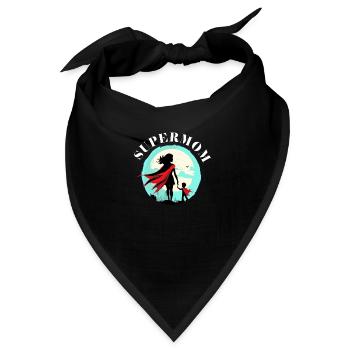 Supermom - Bandana - Schwarz - Vorne