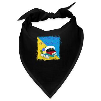 Abschlussfeier 2024 Abiturfeier - Bandana - Schwarz - Vorne