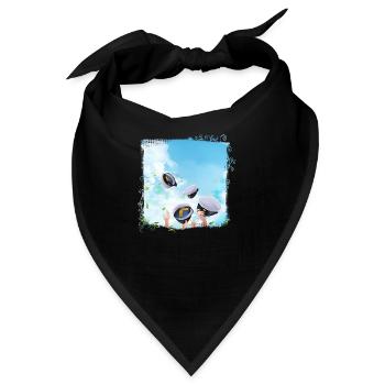 Abschlussfeier 2024 Abiturfeier - Bandana - Schwarz - Vorne