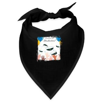 Abschlussfeier 2024 Abiturfeier - Bandana - Schwarz - Vorne