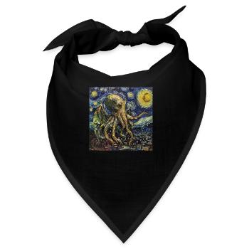 Van Gogh - Bandana - Schwarz - Vorne