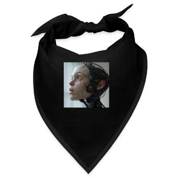 KI - Bandana - Schwarz - Vorne