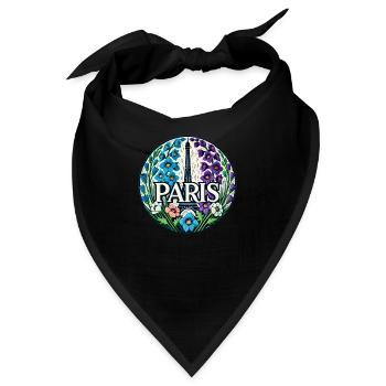 Paris - Bandana - Schwarz - Vorne