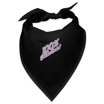 100% fabelhaft - Bandana - Schwarz - Vorne