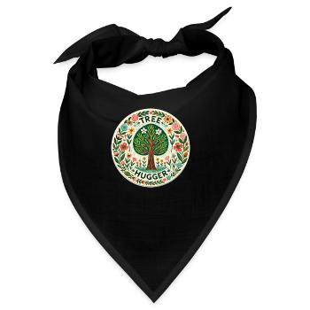 Baum-Umarmer - Bandana - Schwarz - Vorne