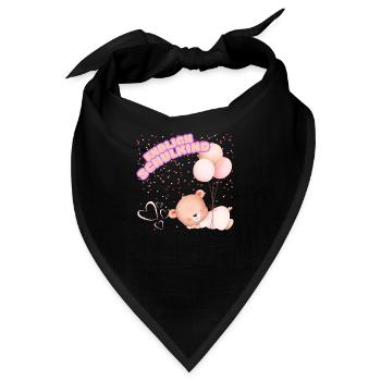 Endlich Schulkind - Bandana - Schwarz - Vorne