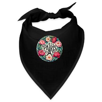 Paris - Bandana - Schwarz - Vorne
