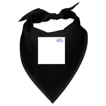 Stay wild - Bandana - Schwarz - Vorne