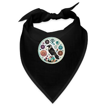 Rabe - Bandana - Schwarz - Vorne