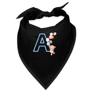 Brief an Blue Bear - Bandana - Schwarz - Vorne