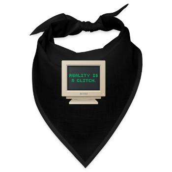CRT Design - Die Realität ist eine Panne - Bandana - Schwarz - Vorne