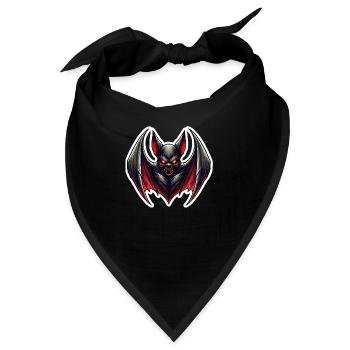 Flughund - Bandana - Schwarz - Vorne