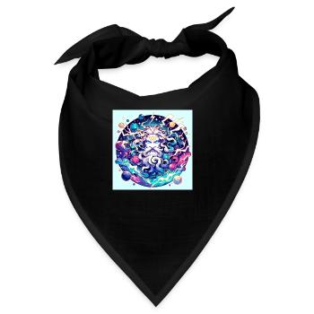 Zeus der Herrrscher des Blitzes - Bandana - Schwarz - Vorne