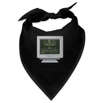 CRT-Design - Der geheimnisvolle Brunnen... - Bandana - Schwarz - Vorne