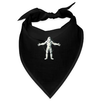 Yeti - Bandana - Schwarz - Vorne