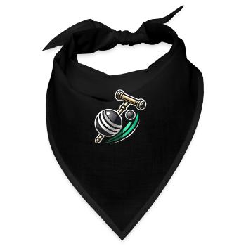 croquet logo - Bandana - Schwarz - Vorne