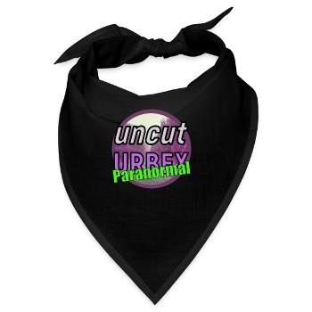 uncutURBEX Paranormal LOGO - Bandana - Schwarz - Vorne