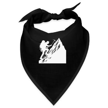 bergsteiger - Bandana - Schwarz - Vorne