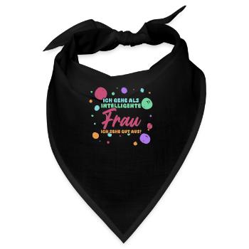Karnevalskostüm Fasching Karneval - Bandana - Schwarz - Vorne