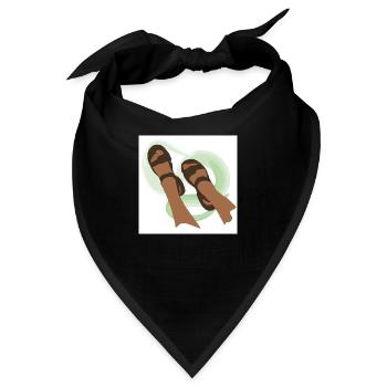 Sandalen - Bandana - Schwarz - Vorne