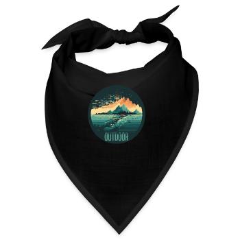 Outdoor - Bandana - Schwarz - Vorne