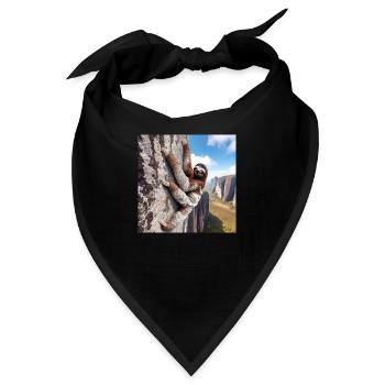 Faultier Wanderer FreeClimber - Bandana - Schwarz - Vorne