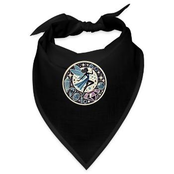 Edelstein Fee - Bandana - Schwarz - Vorne