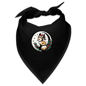 Jul-Fuchs - Bandana - Schwarz - Vorne