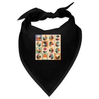 Ostereier Design No.05 - Bandana - Schwarz - Vorne
