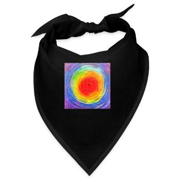 Chakra Kraft - Bandana - Schwarz - Vorne