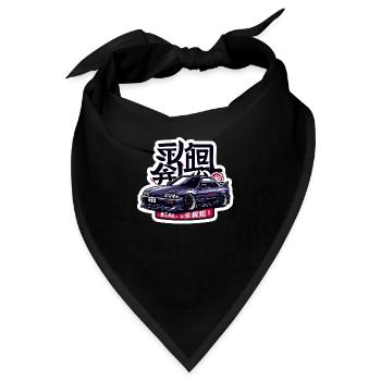 Purple Power - Bandana - Schwarz - Vorne
