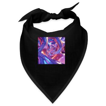 Kunst - Bandana - Schwarz - Vorne