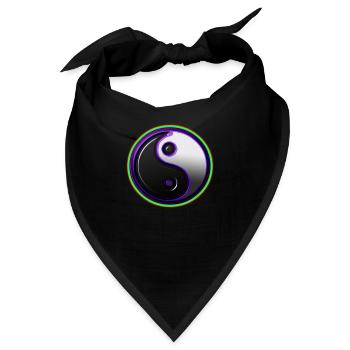 Ying Yang spirit - Bandana - Schwarz - Vorne