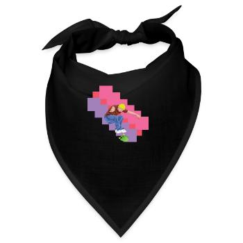 Skateboard Stunt Skateboarder Freizeitsport Hobby - Bandana - Schwarz - Vorne