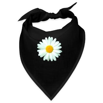 Margerite - Bandana - Schwarz - Vorne