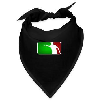 Petanque Boule Petanca Major League Style ITALY - Bandana - Schwarz - Vorne