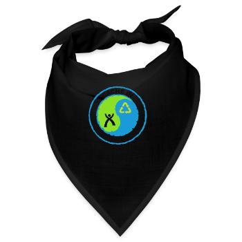 Cache in Trash out - Bandana - Schwarz - Vorne