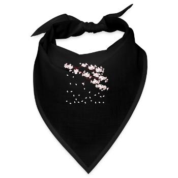 Sakura - Bandana - Schwarz - Vorne