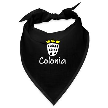 Köln Colonia - Bandana - Schwarz - Vorne