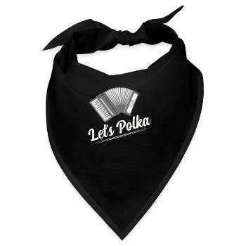 Let's Polka Pride Accordion - Bandana - Schwarz - Vorne