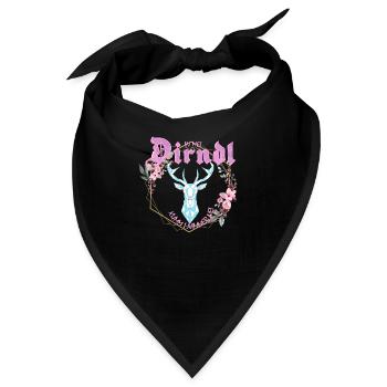 Dirndl - Bandana - Schwarz - Vorne